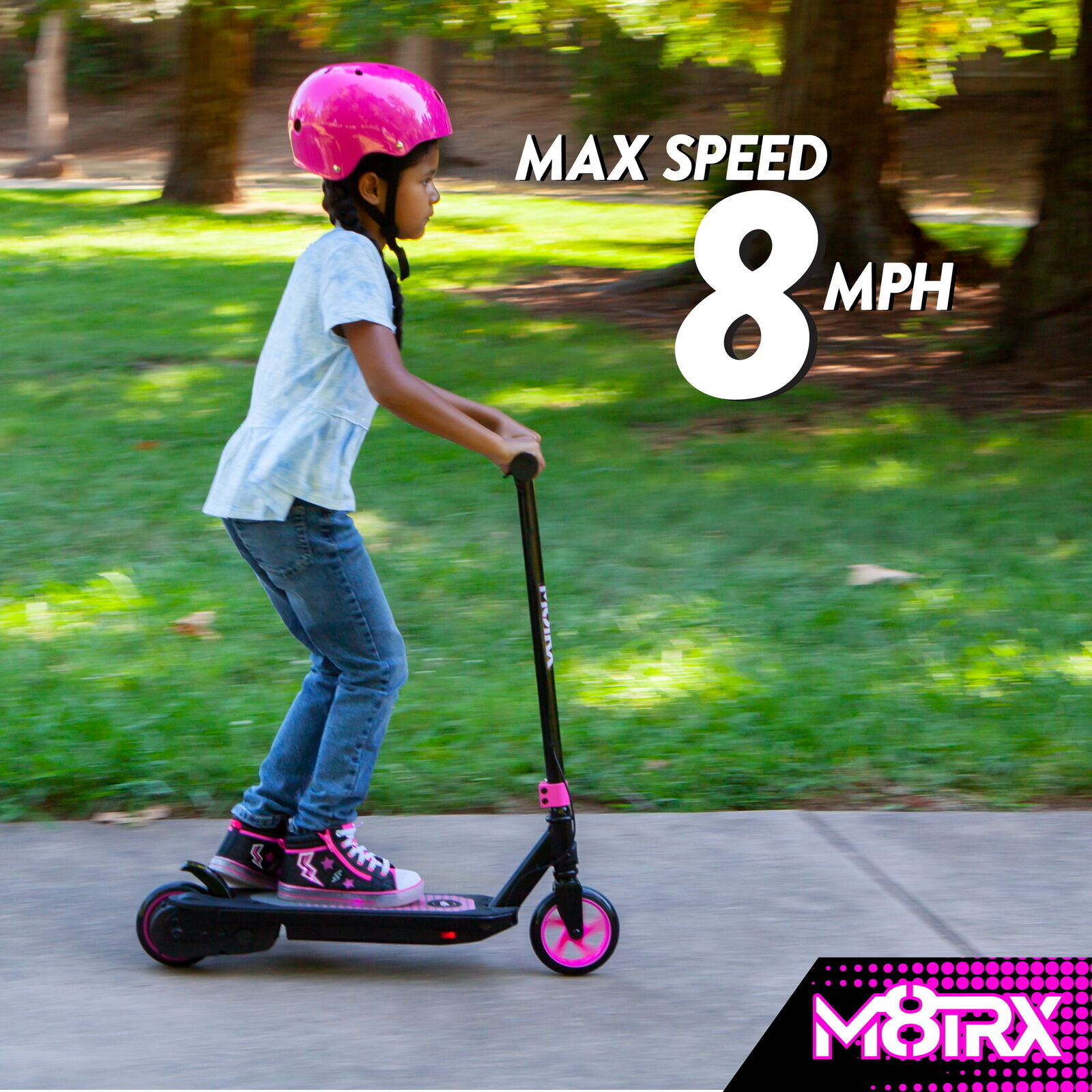 12V Electric Scooter for Kids Ages 6-12, Powered E-Scooter w