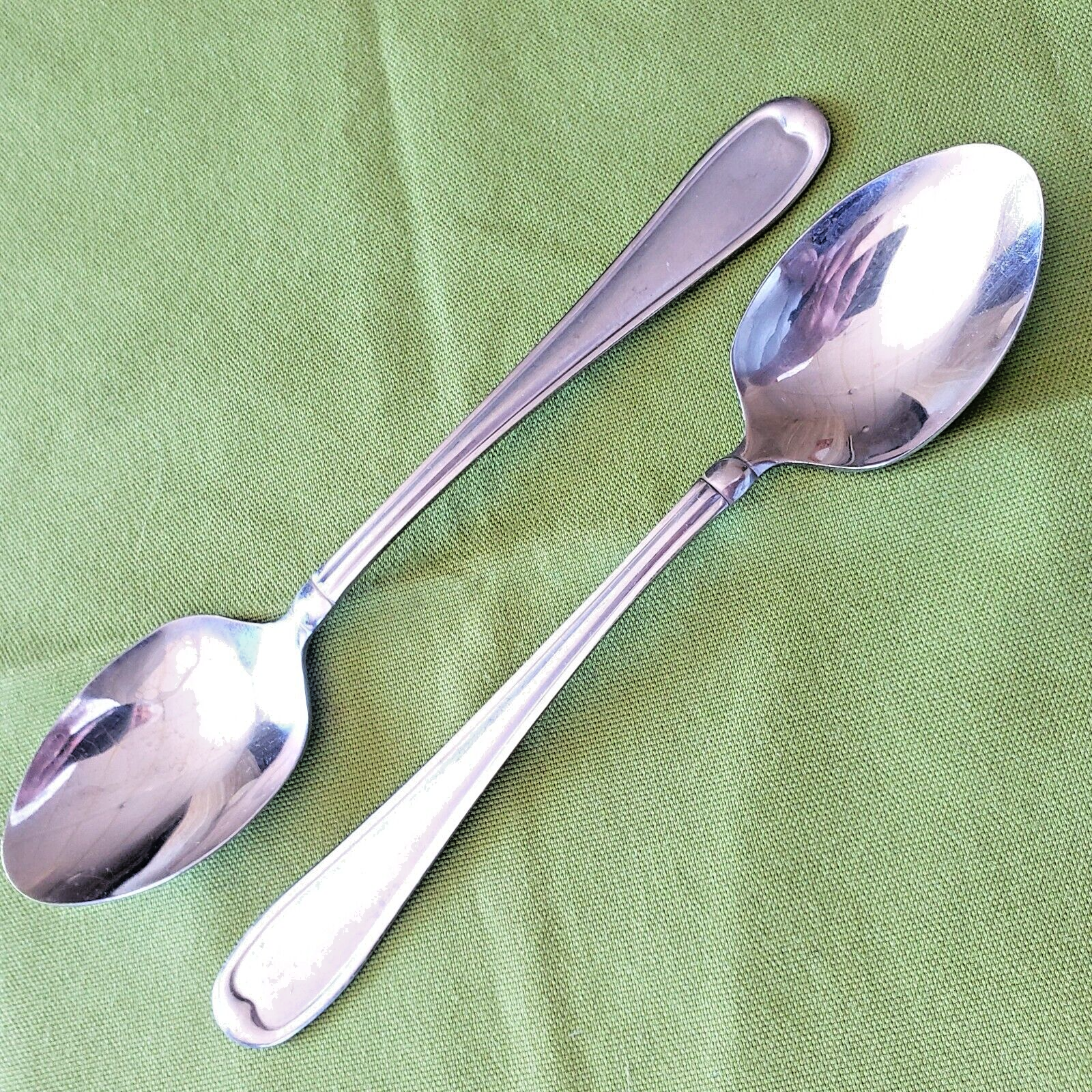 MSE Martha Stewart 2 Soup Spoons MFS16 ? Pattern China 7.75