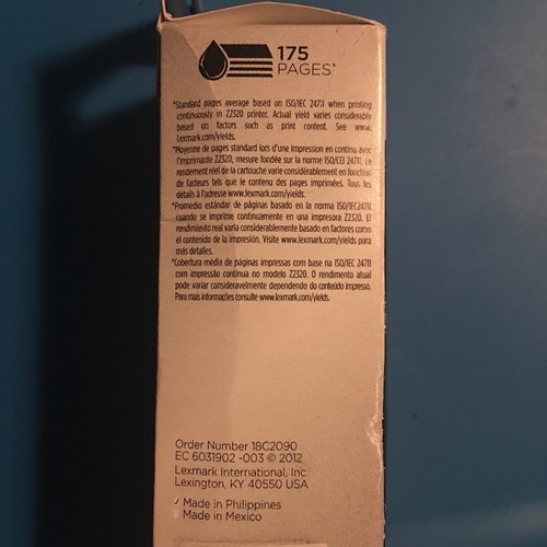 Lexmark Genuine 14 Black Ink Cartridges IN BOX for Z2320, X2600, X2630, X2650