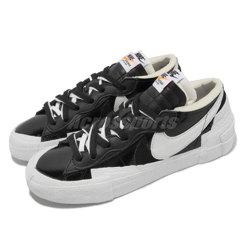 

Nike Sacai x Blazer Low Black Patent Men Унисекс Повседневная обувь Кроссовки DM6443-001, Черный, Blazer Low Sacai