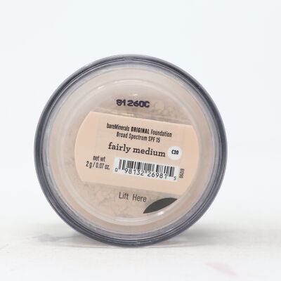 Bareminerals Original Spf 15 Mini Powder Foundation 0.07oz Fairly Medium New