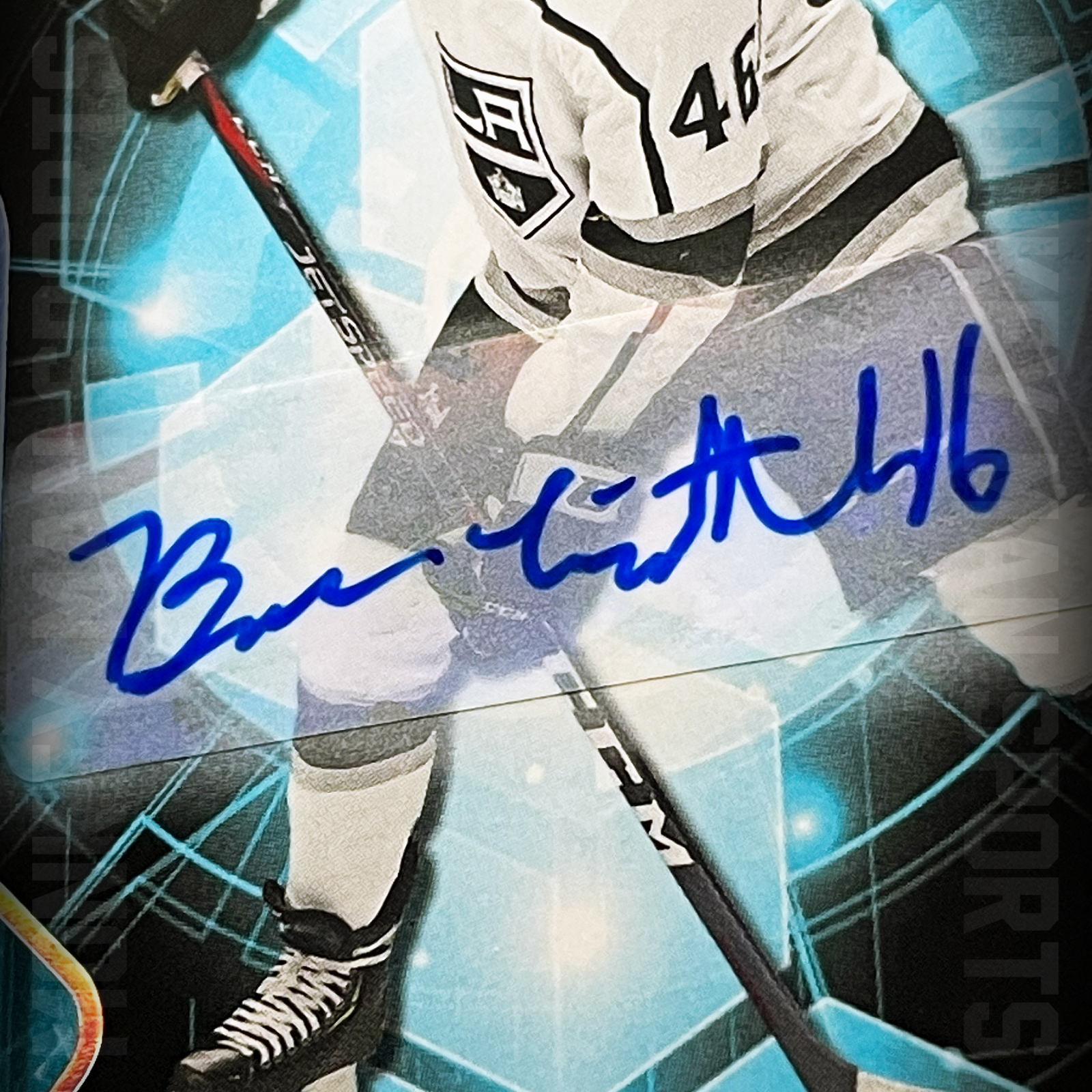 Additional photo 2 of 2019-20 SPX - Blake Lizotte Rookie RC AUTO #/299 - #74 KINGS MINT