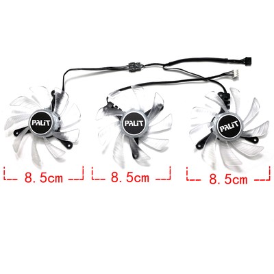 85MM Graphic Card Cooling Fan for PALIT RTX3090 3080ti 3080 3070ti 3070 GameRock