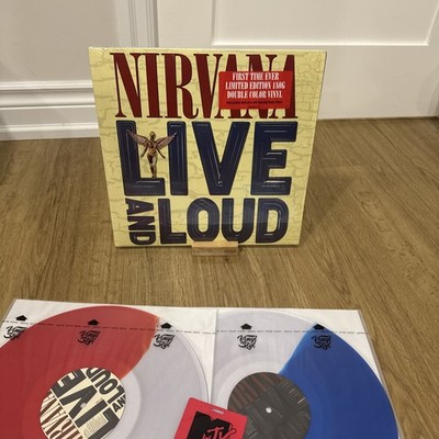 Nirvana - Live And Loud - Limited Edition Double Colored Red Blue Vinyl RECORD