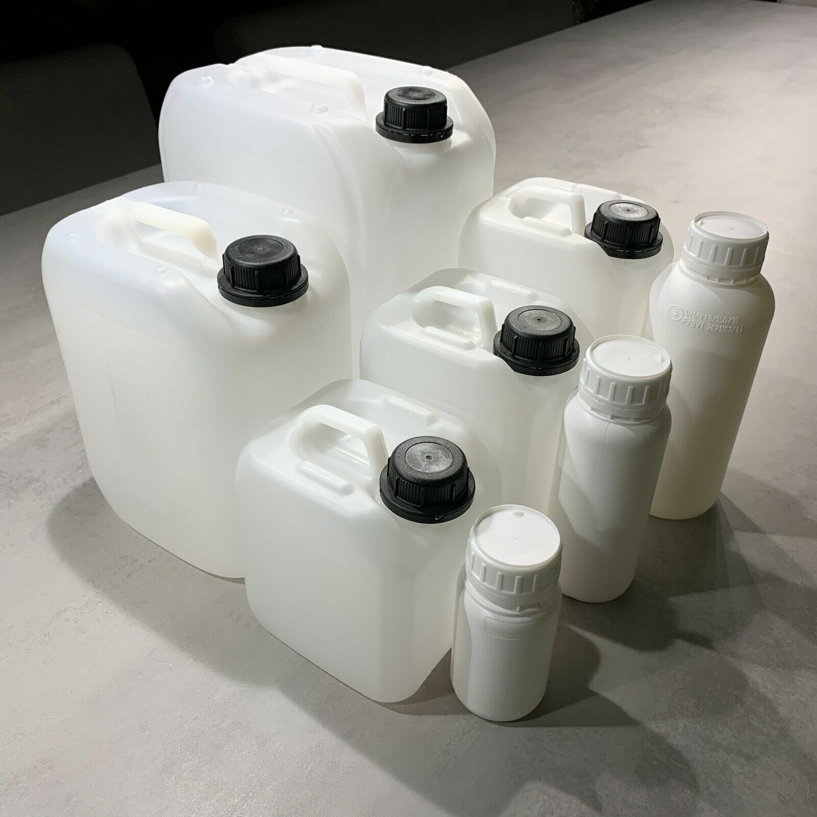 Wasserkanister & Gefahrgut UN Kanister,Flasche Behälter natur weiß1,2,5,10L usw.