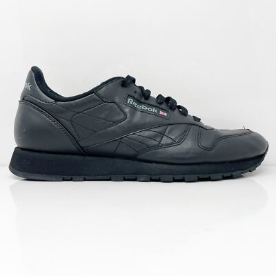 

Reebok Mens Classic 1-9477 Черная повседневная обувь Кроссовки Размер 12, Черный, Classic