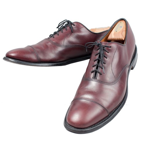 9C ALLEN EDMONDS PARK AVENUE Oxford Black Leather Cap Toe 9C ALLEN EDMONDS PARK AVENUE Oxford Black Leather Cap Toe