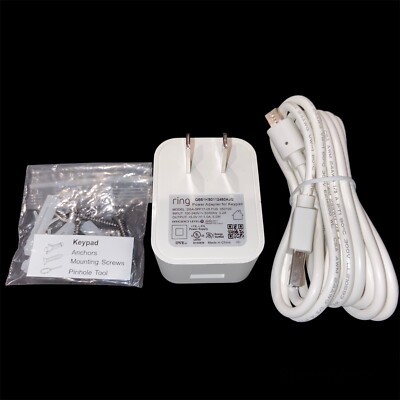 Ring Power Adapter for Ring Alarm Wireless Home Security System 2nd Gen Keypad