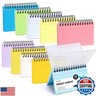 Koogel 500PCS Index Cards, 3x5 Inches Flash Cards with Waterproof Covers Ruled Lined both Side Heavy Weight Notecards Study Flashcards with Spiral 10 Colors for Studying Learning School College Office