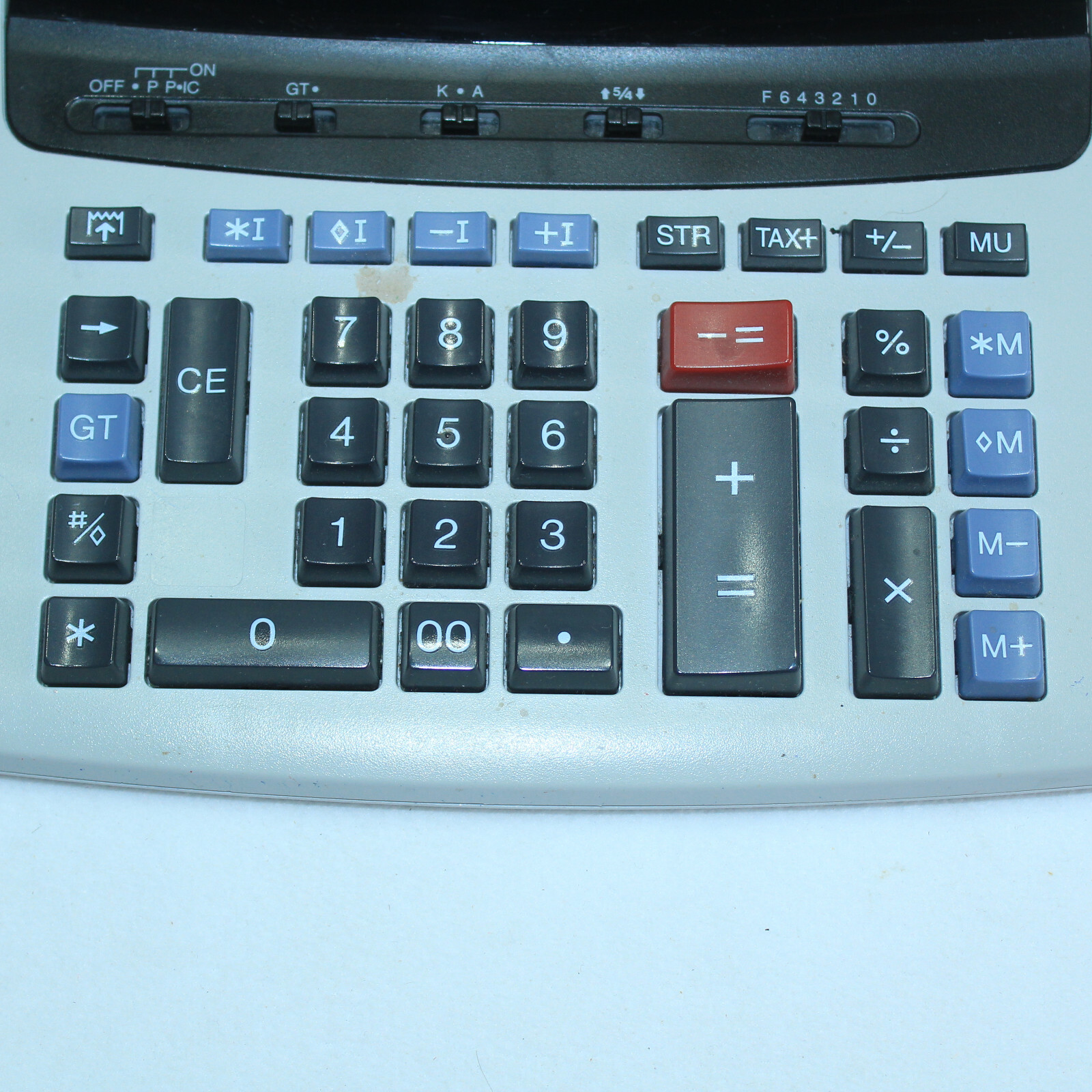 Sharp EL-1197P 12-Digit 2-Color Ribbon Printer Desktop Electronic Calculator
