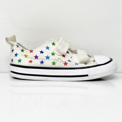 

Converse Girls CT All Star 2V 770688F Белые повседневные кроссовки Кроссовки размер 8, Белый, Chuck Taylor All Star 2V