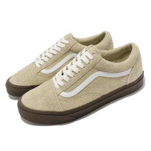 Vans Old Skool Hairy Suede Khaki Мужская повседневная обувь унисекс для образа жизни VN0005UAKHK