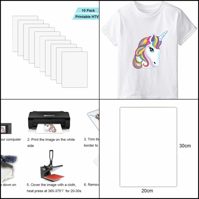 printable heat transfer vinyl inkjet printer iron on htv