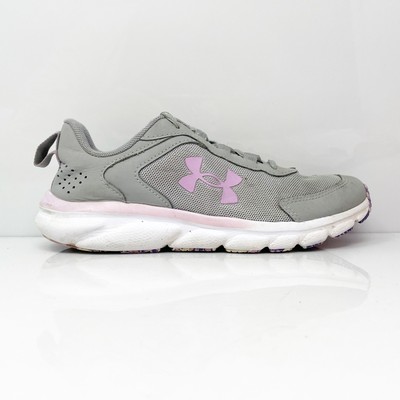 

Кроссовки Under Armour Girls Assert 9 3024634-100 Серые кроссовки Размер 3,5 года, Серый, Assert 9