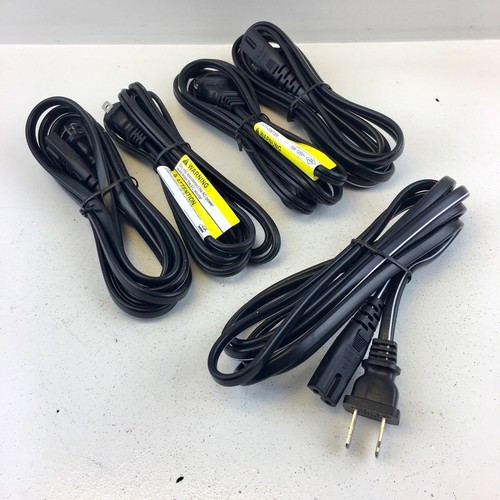 WELL-SHIN WS-027A-2 WALL POWER CORD 2 Prong 125V 10A - E115330 NEW FREE SHIPPING