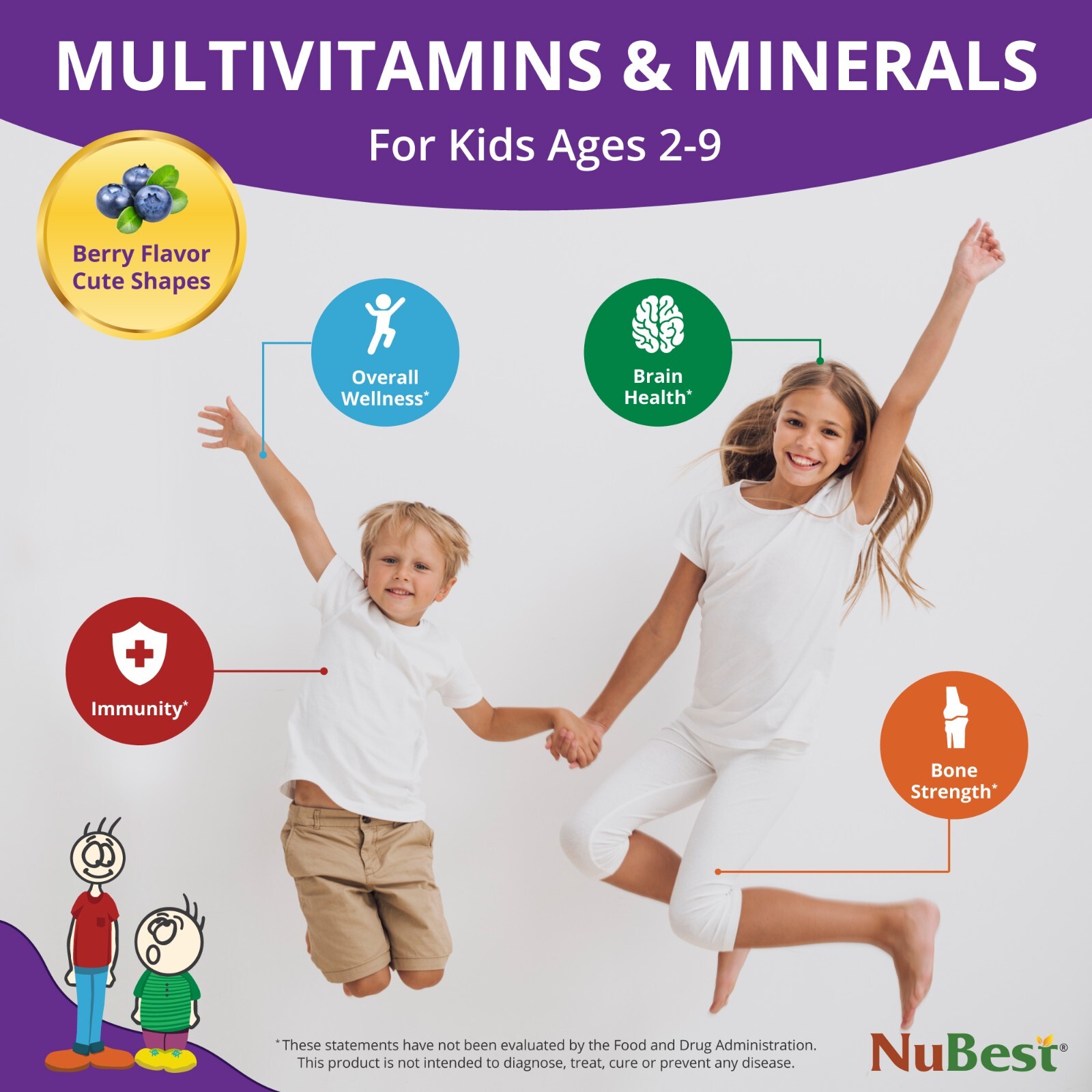 Bundle: NuBest Tall 10+ for Teens & NuBest Tall Kids 90ct for Kids (2-9yrs)