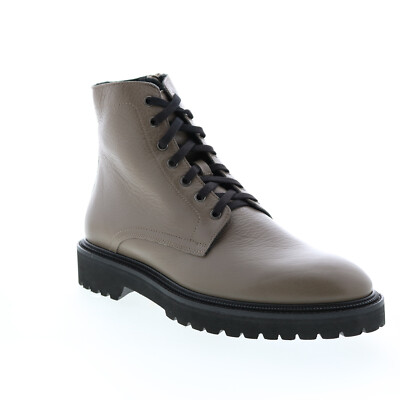 

Aquatalia Patrizio Tumbled Calf 34M0936-TPE Мужская серая кожаная молния Повседневная, Серый, Aquatalia Patrizio Tumbled Calf