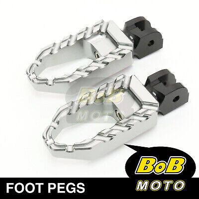 For Buell S1 Lightning All Year CNC BUZZ Rider Front Foot Pegs TITANIUM