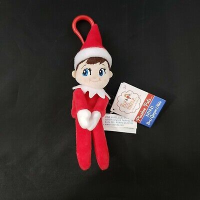 Elf on The Shelf Boy Keychain Mini Doll Clip On Plush Plushee Pals Boy NWT Hook