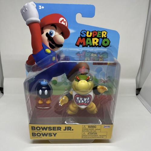 A1025 JAKKS Pacific Super Mario Bowser Jr. W/ Bob-omb Figure