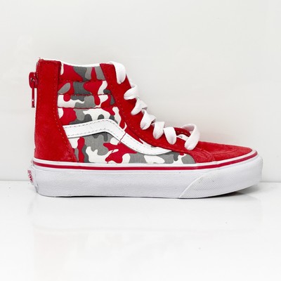 

Vans Boys Sk8 Hi 507698 Красные повседневные кроссовки, размер 11, Красный, Sk8 Hi