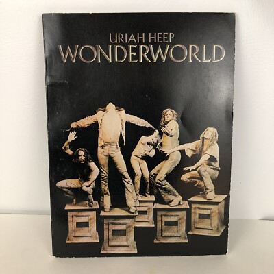 Vintage Uriah Heep Wonderworld Songbook Sheet Music Something Or Nothing 1974