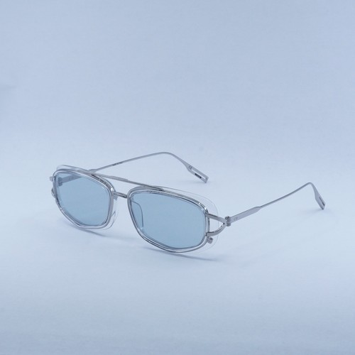 Pre-owned Dior Neo S1u 88i0 Silver/transparent/light Blue 56-17-145 Sunglasses