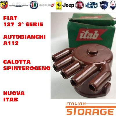 Fiat 127 2nd Series A112 Distributor Cap New Original ITAB 1438
