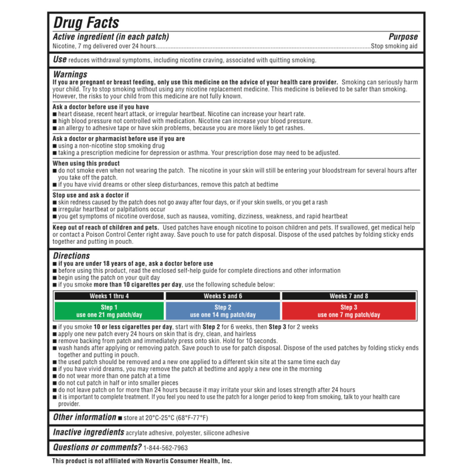 RUGBY STEP 3 Nicotine Patch 7 mg 14 patches expires 11/20  FREE SHIPPING !