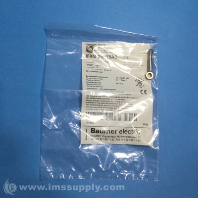 Baumer Electric IFRM 05P15A3/S05L Inductive Proximity Switch FNFP
