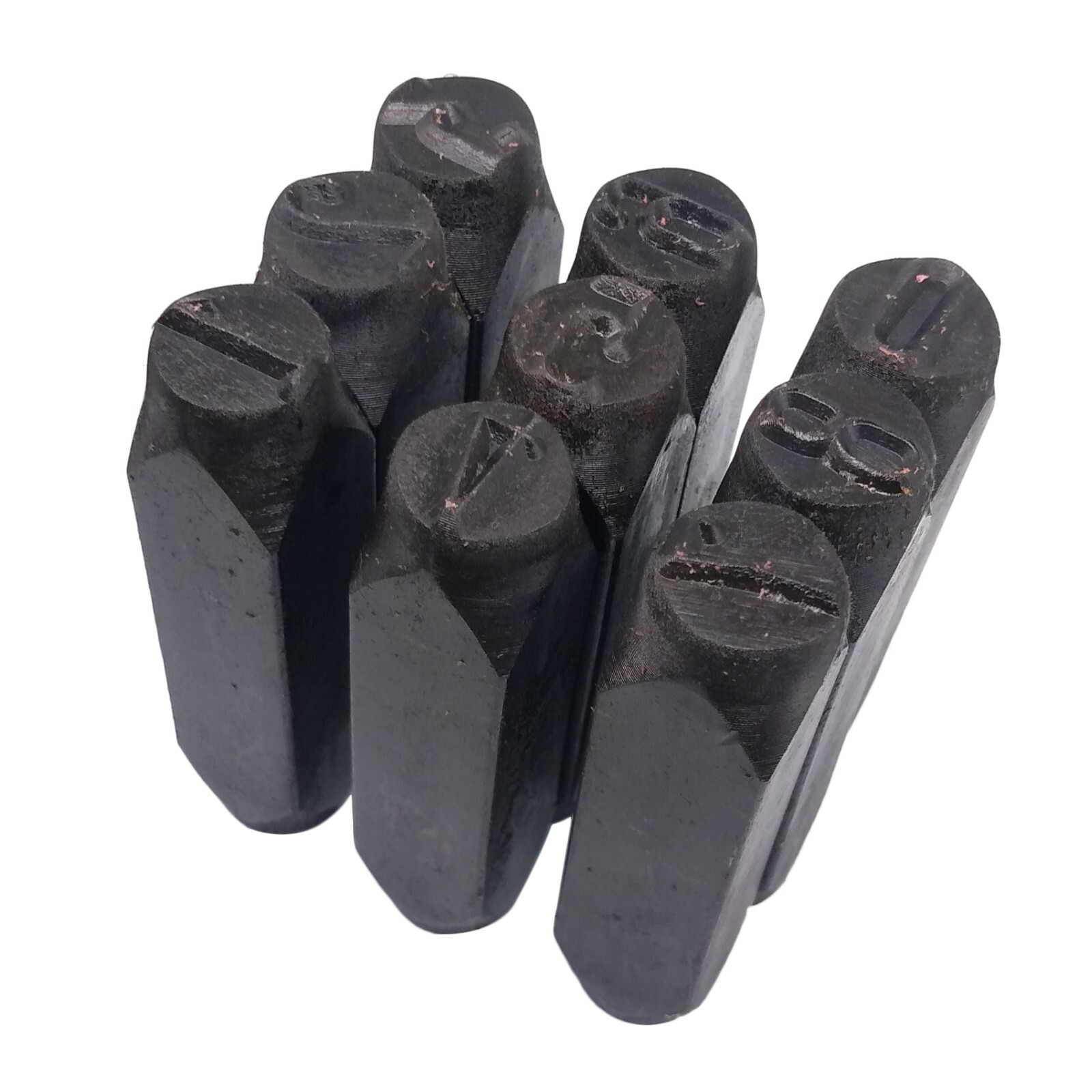 US Stock 36pcs 1/2" 12.5mm Letter & Number Stamp Punch Set Hardened Steel Metal