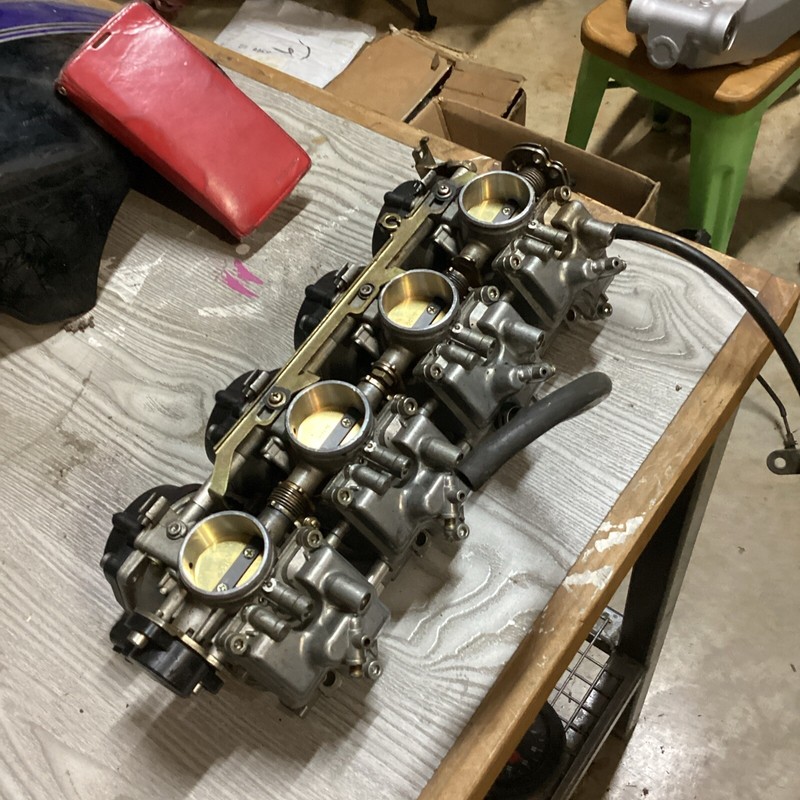 Suzuki Gsxr750 96-97 Carbys Carburettor Set Low Kms Intake R5