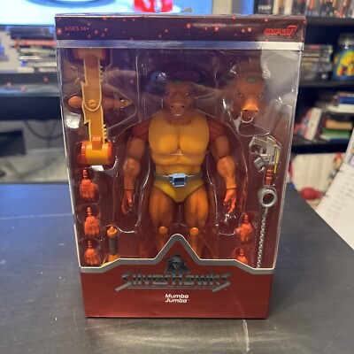 Super 7 Ultimates SilverHawks Mumbo Jumbo  7-Inch Action Figure-FREE SHIPPING
