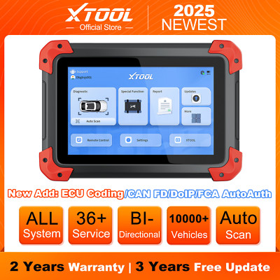 XTOOL Scanner D7 Auto Full System Diagnostic Bidirectional Tool OBD2 Scanner