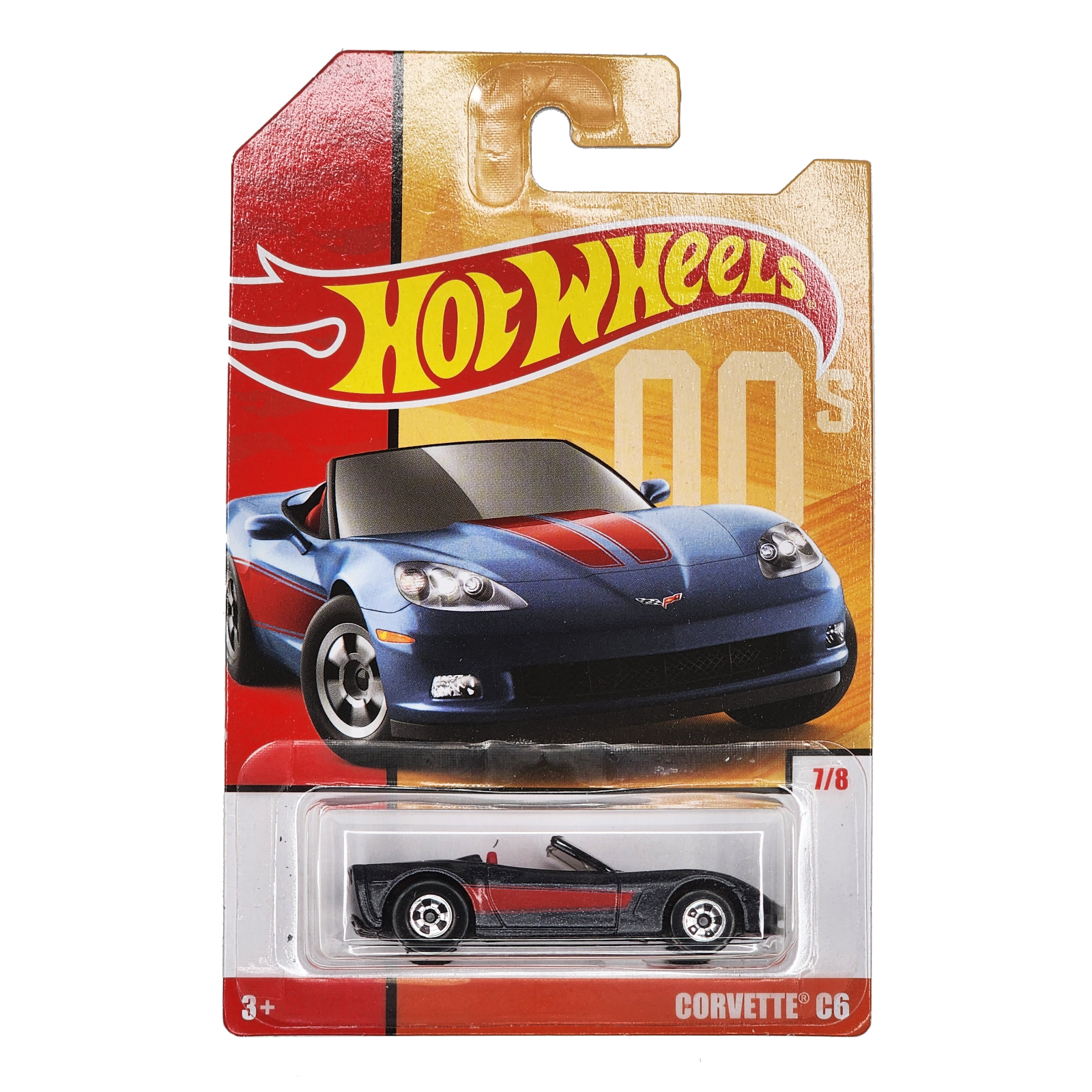 HOT WHEELS Corvette C6 Convertible Grey Throwback Series