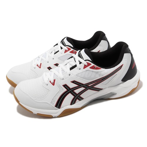 

Мужские волейбольные мячи Asics GEL-Rocket 10 White Black Classic Red 1071A054-108, Белый, Gel-rocket 10