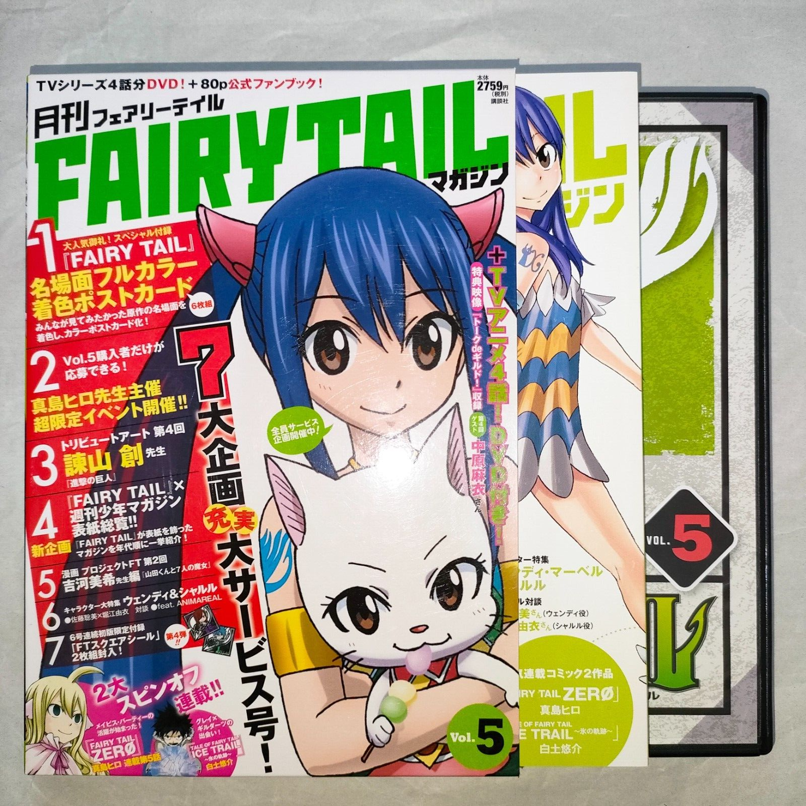 Monthly Fairy Tail Magazine vol.5 w/ Stickers & Poster