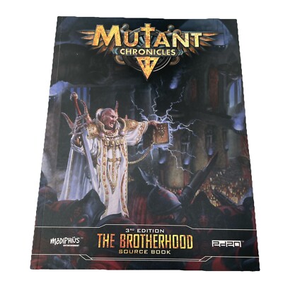 Mutant Chronicles RPG 3rd edition by Modiphius The Brotherhood Sourcebook
