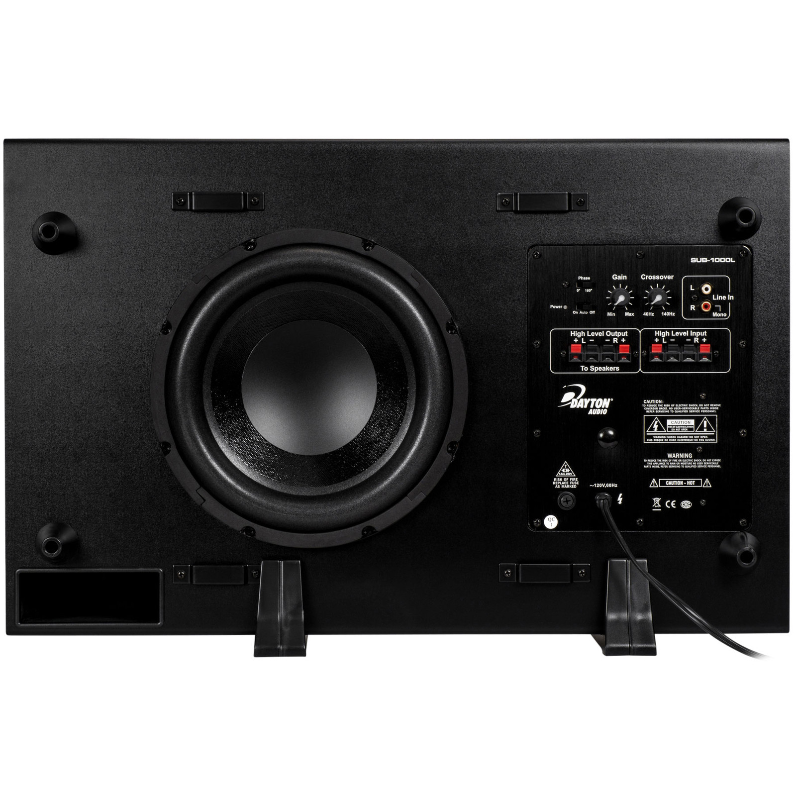 Dayton Audio SUB1000L 10" 100 Watt LowProfile Powered Subw eBay
