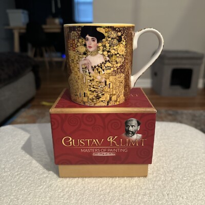 Gustav Klimt Masters Of Painting Excellent Collection Adela Bloch-Bauer Mug NIB