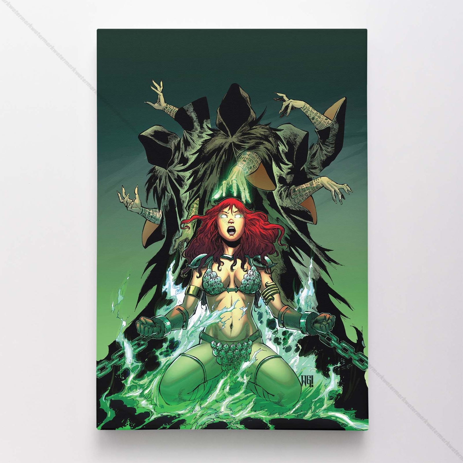 Red Sonja Poster Canvas Comic Book Art Print #1052