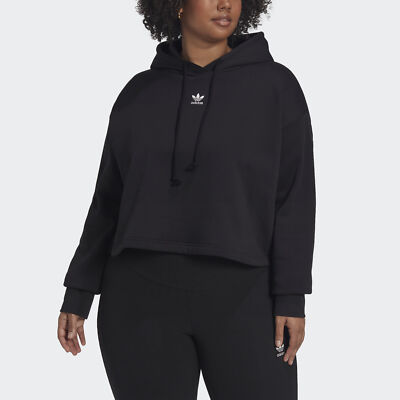 

Укороченная флисовая худи adidas Originals Adicolor Essentials (большие размеры) для женщин