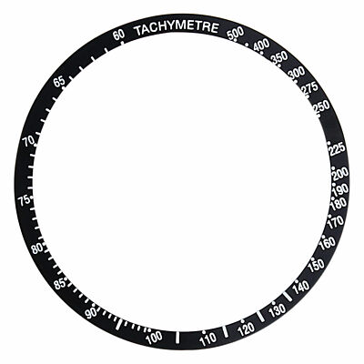 BEZEL INSERT FOR 41MM CASE OMEGA SPEEDMASTER PROFESSIONAL 3572.50 CAL 1863 WATCH