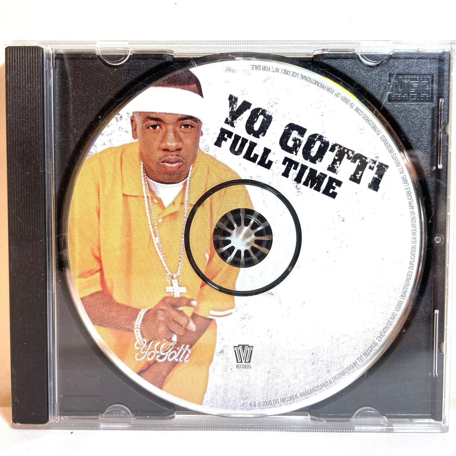 YO GOTTI: FULL TIME (2005) CD Promo Single - Hip-Hop, Rap, Gangsta