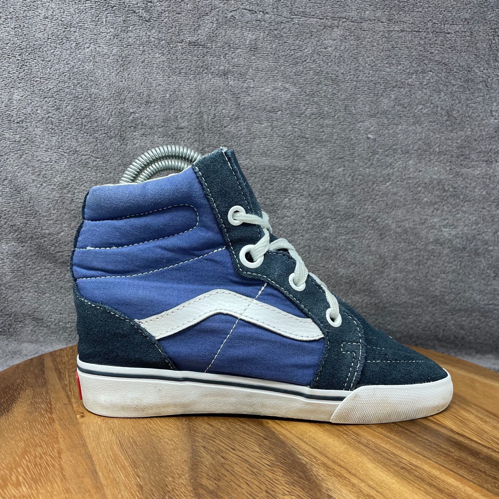 Vans Shoes Womens 7.5 & 6.5 Hidden Heel Wedge Hi Top Blue