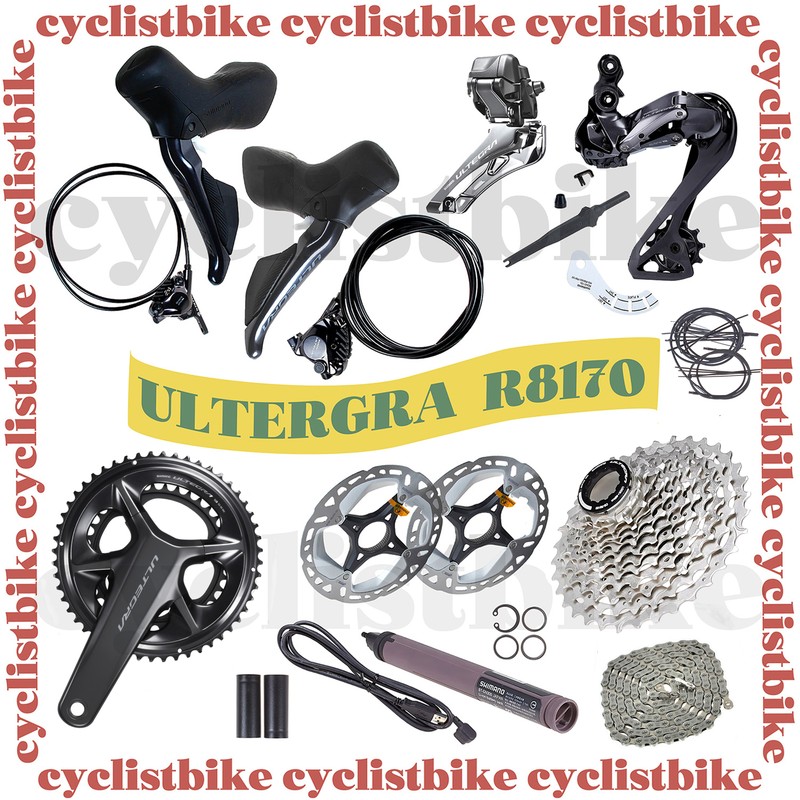 NEW SHIMANO ULTEGRA Di2 R8170 Full Disc Brake groupset 12 Sp