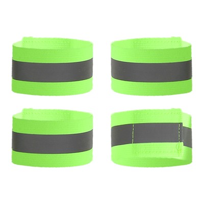 High Visibility Reflective Safety Belt Vest Suspenders+4Pcs Arm Bands Night Run