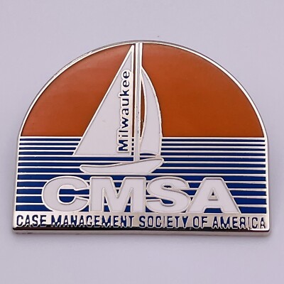 Enamel Lapel Pin Case Management Society Of America (CMSA) Milwaukee Chapter