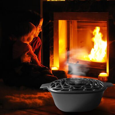Wood Stove Steamer Rust Resistantfireplace Humidifier Pot Cast Iron Steamer For 
