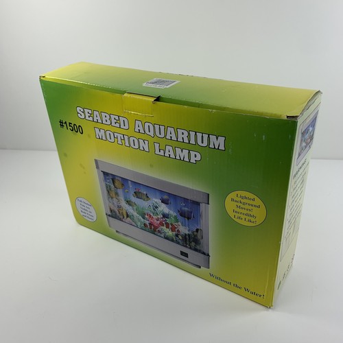 Scrolling Fish Lamp - SEABED AQUARIUM MOTION LAMP - Coral Reefs Sea